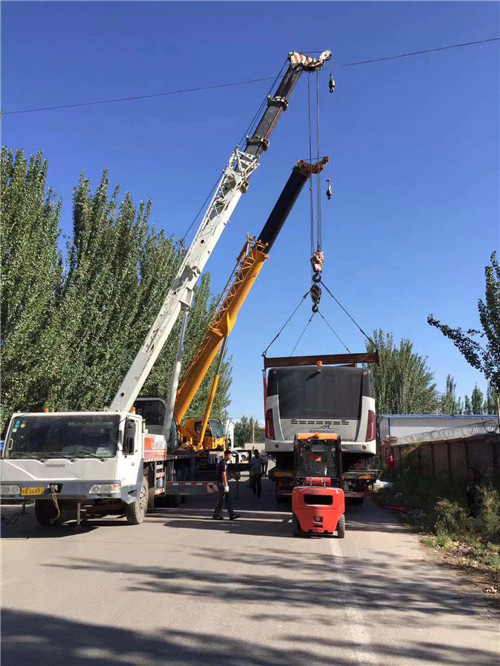 奇台县港口集装箱搬运案例